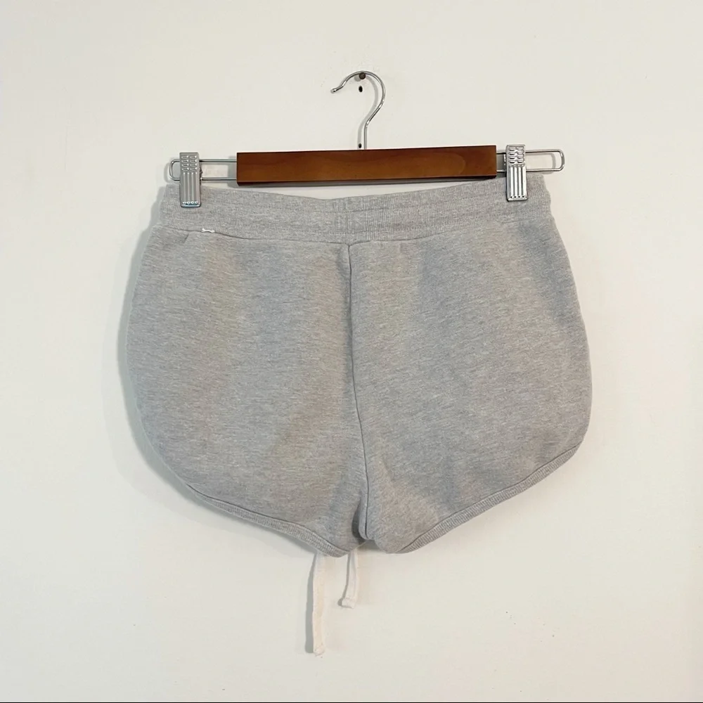 Re/Done Sweatshorts Grey drawstring white logo size XS‎